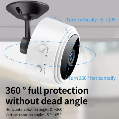 A9 Mini WiFi Camera - 1080P HD with Magnetic Mount and Mobile App