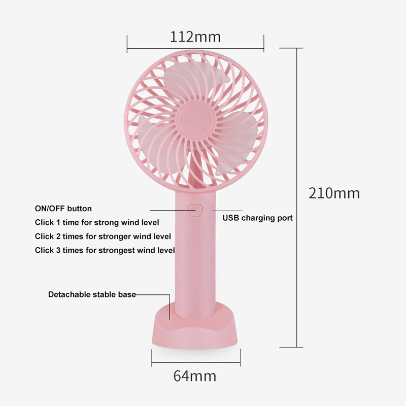 Portable mini Fan Rechargeable USB Fan