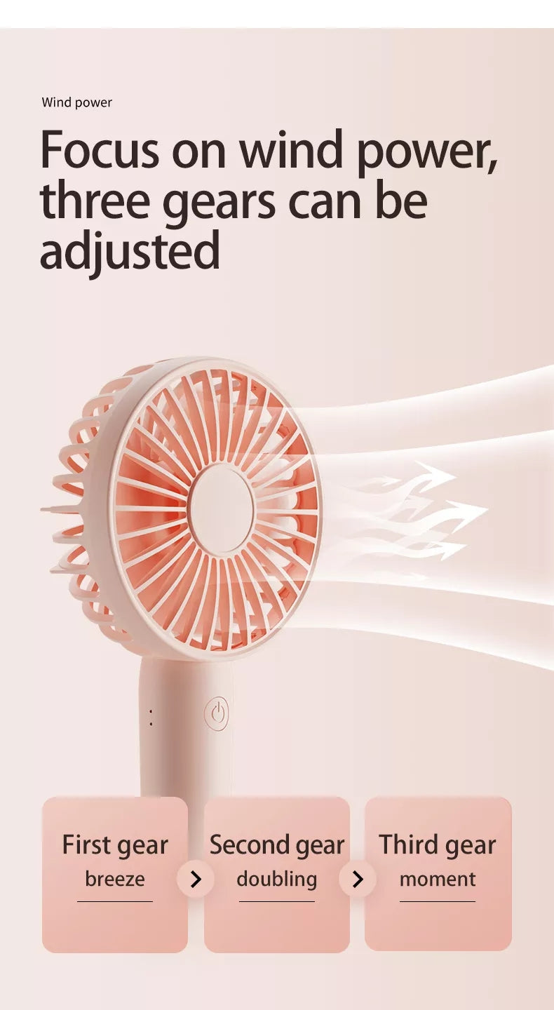 Portable mini Fan Rechargeable USB Fan