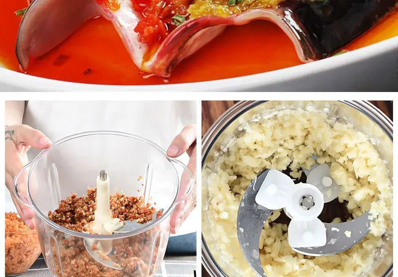Hand press Manual Vegetable Chopper Food Processor