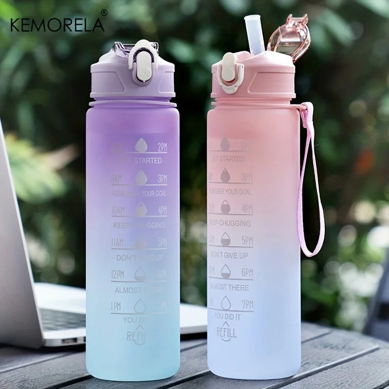 900ML Sports Water Bottle Leakproof Bottle Drinking Outdoor Travel Water Bottle