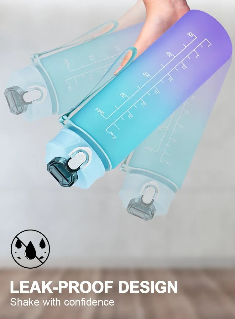 900ML Sports Water Bottle Leakproof Bottle Drinking Outdoor Travel Water Bottle