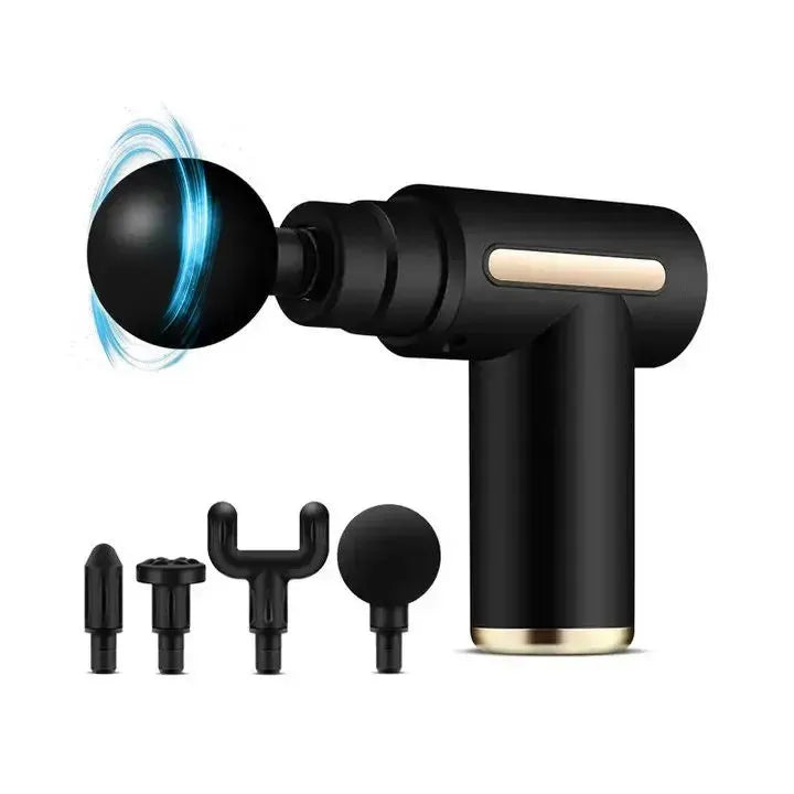 Smart Fascia Rechargeable Massager Gun JY 760 (4 Heads & 6 Speed)
