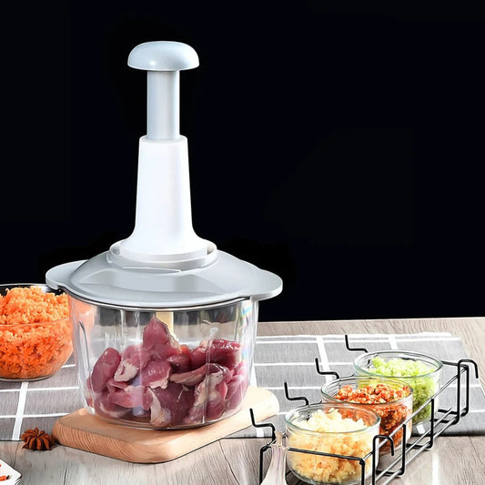 Hand press Manual Vegetable Chopper Food Processor