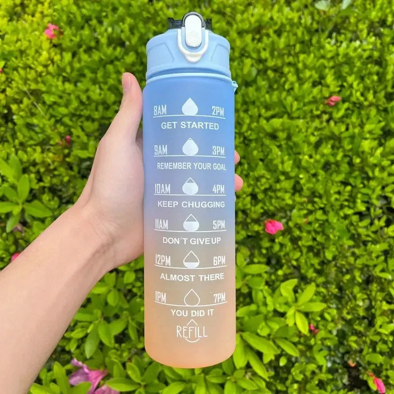 900ML Sports Water Bottle Leakproof Bottle Drinking Outdoor Travel Water Bottle
