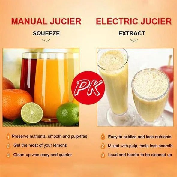 Hand Press Stainless Steel Manual Fruit juicer and squeezer